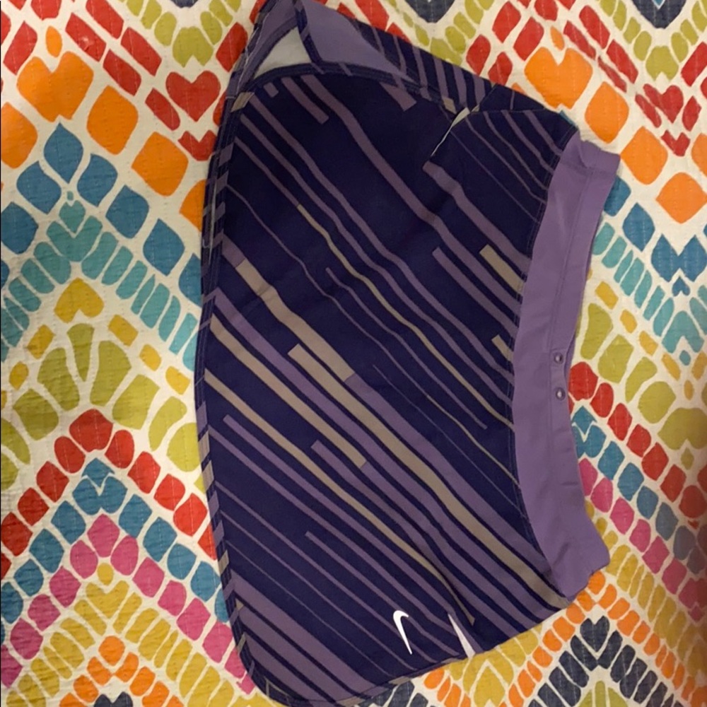 Purple Nike Dri-fit athletic skirt